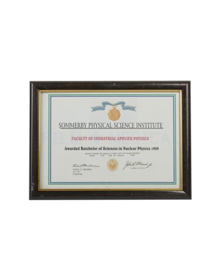 Medical Certificate Science Institute A4